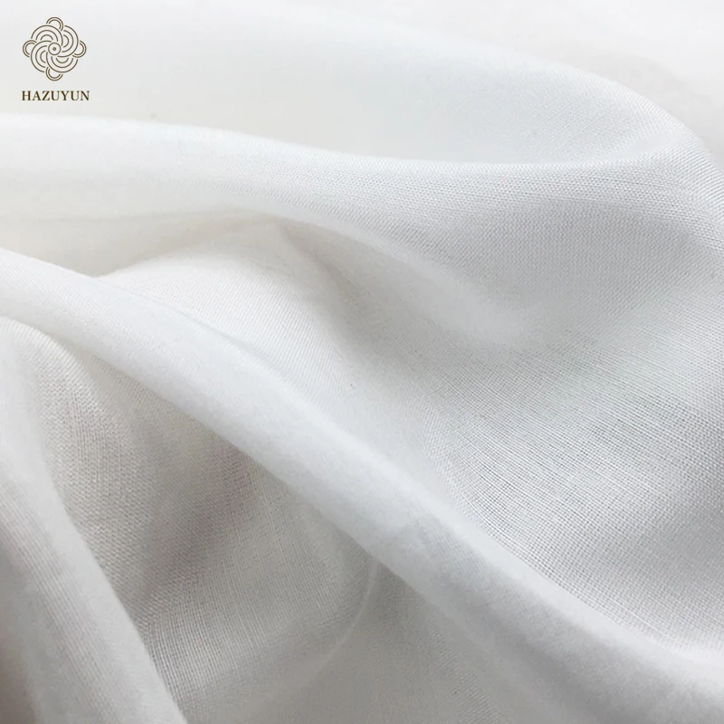 12 мм 140 см ширина белая 30 шелк 70 хлопчатобумажная ткань для женских платьев