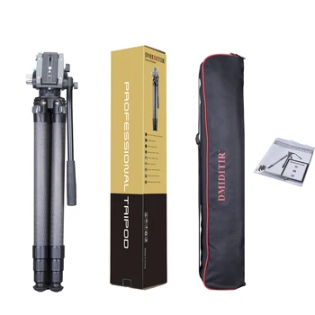 The Newest Heavy Duty Carbon Fiber  Tripod  With Fluid Ball Head  for Camera and Shooting Tripod  Camera  Tripod for Hunting  DM product image
