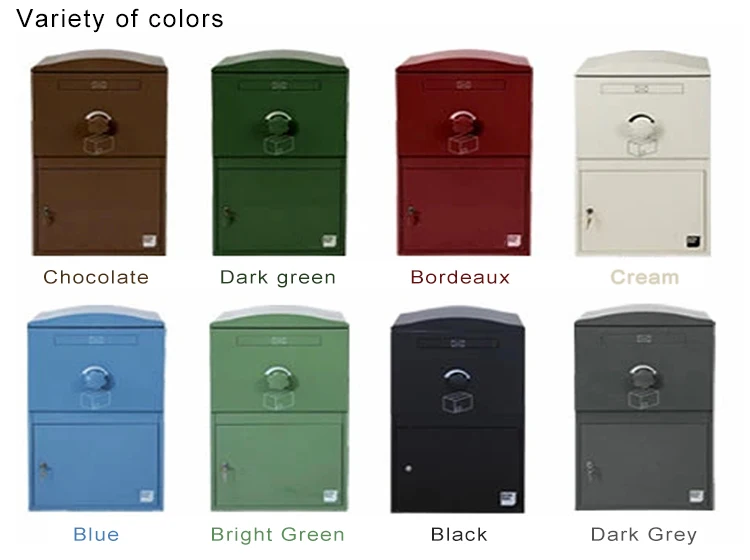Outdoor Waterproof Wi-Fi Smart Lock Parcel Delivery Box for Garden Storage and Protection