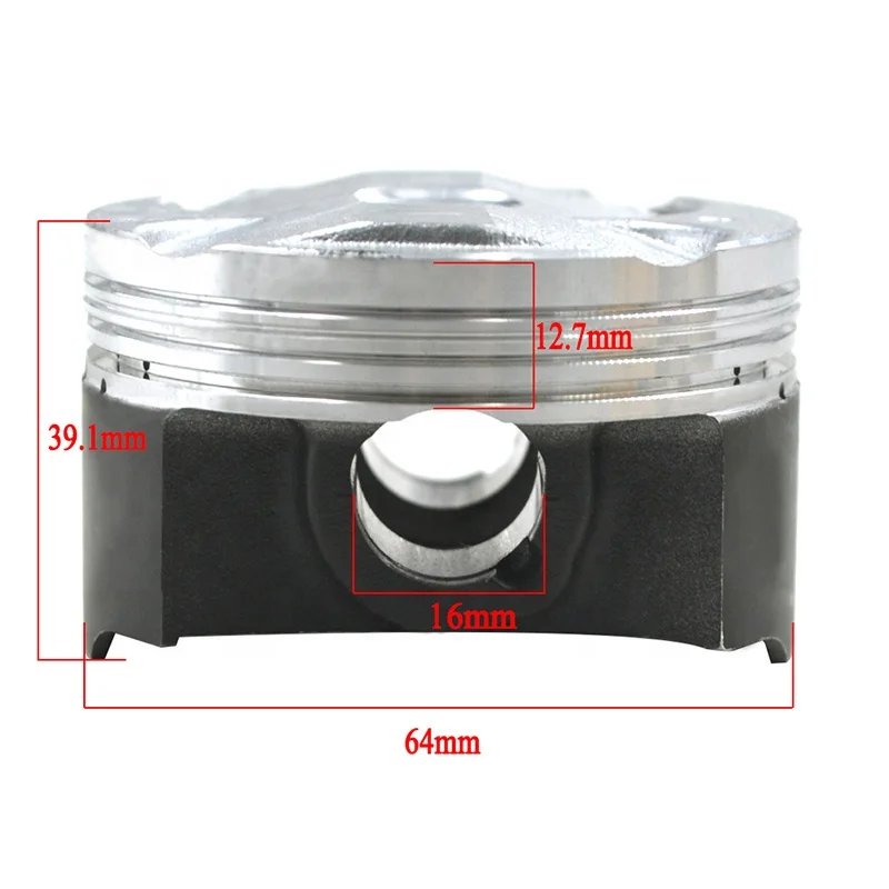 オートバイエンジンピストンリングキット ボアサイズ 64mm ZX600 ZX-6