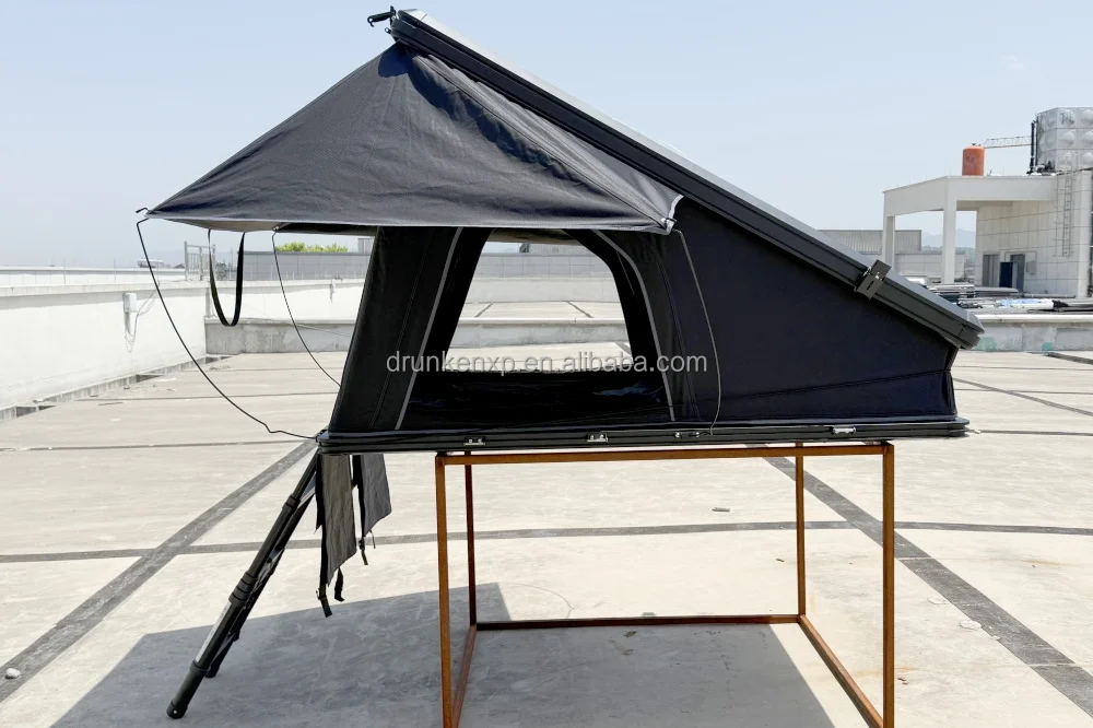 DrunkenXp X-hinges Aluminium Shell 1.32m Width High Tail Camping Car ...