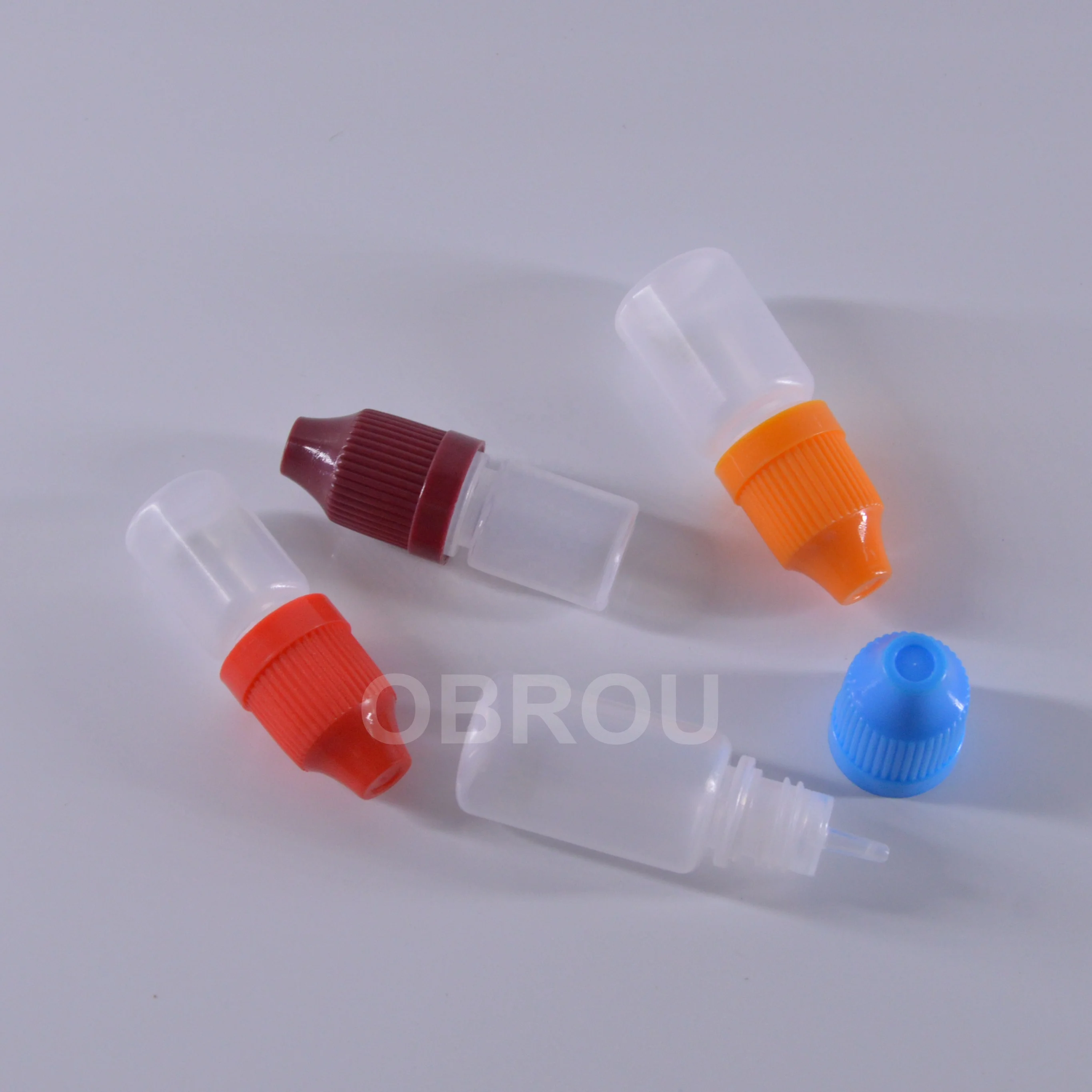 Squeezable Eye Drop Liquid Container 5ml 10ml Empty Plastic Dropper Bottle