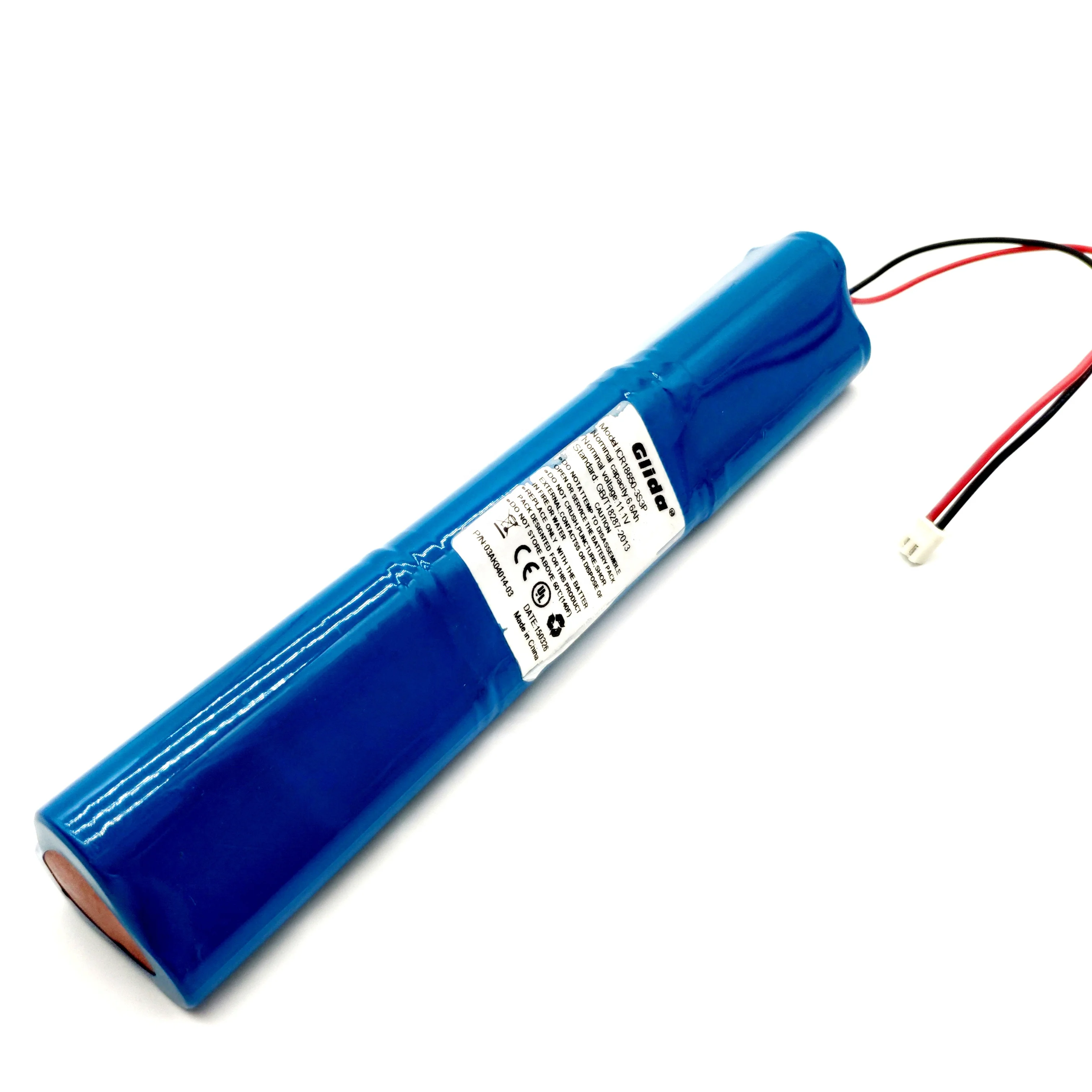 ICR18650-3S3P 11.1V 6600mAh Lithium ion battery pack Rechargeable safety Factory directly sales