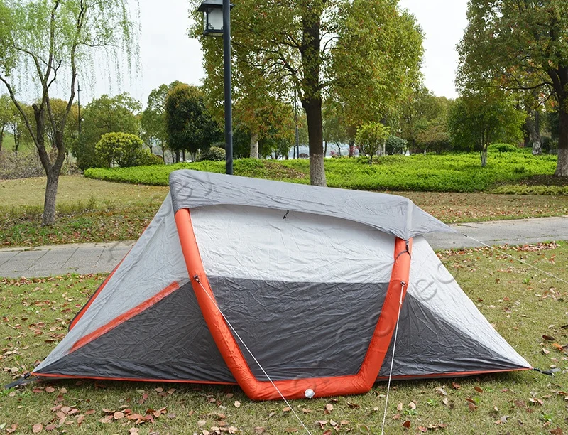 Double Layer 2 Person Camping Tent - Inflatable & Durable