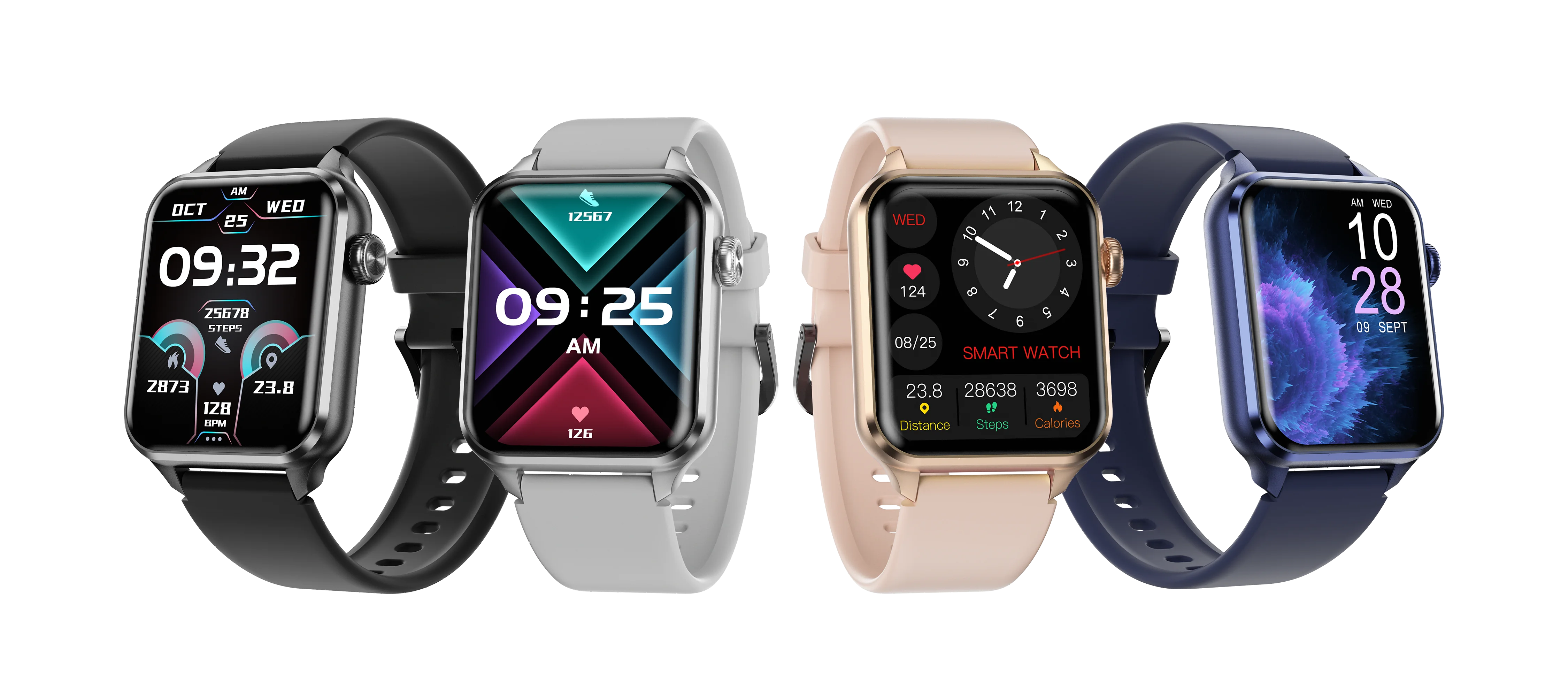 High Quality X7 Reloj Health Monitor Fitness Tracker Bt Call Smartwatch Relojes Digitales