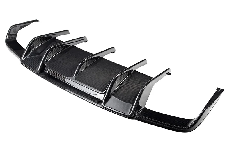 W218 CLS63 Ren Style Rear Diffuser - Carbon Fiber Bumper Lip