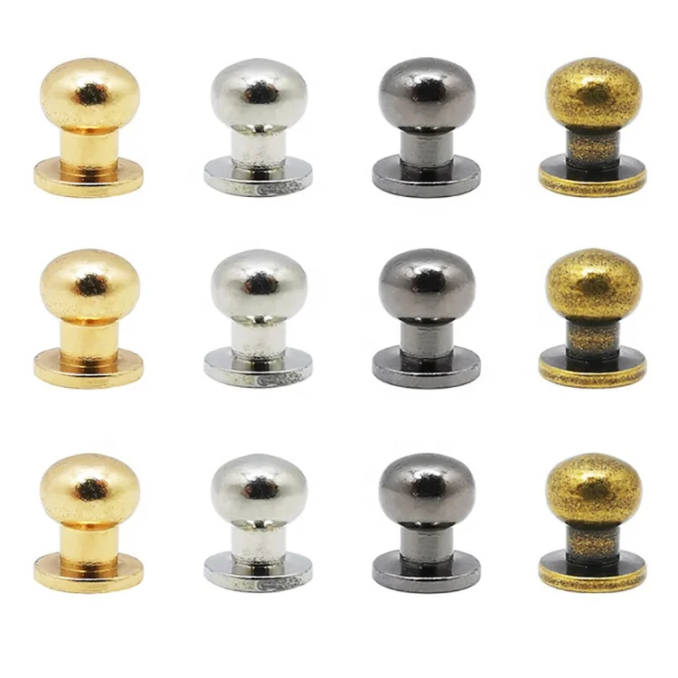 Заклепки с круглой головкой Spot аксессуары для ремня заклепки из чистой меди пустышки «сделай сам»