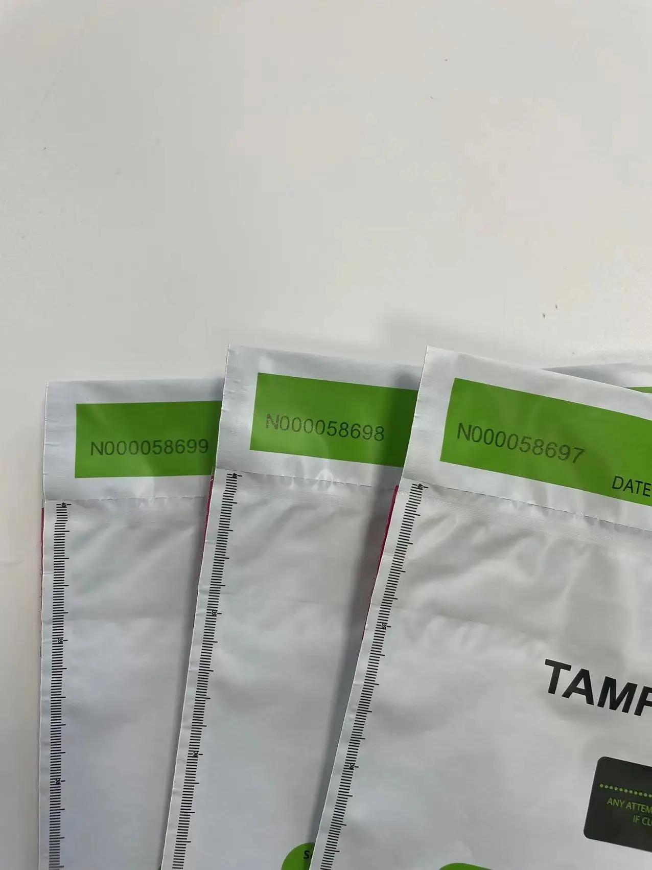 Tamper Evident Bags With Security Tape Opaque Plastic Bag For Bank