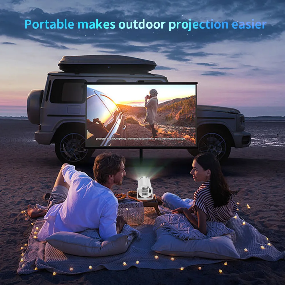 Salange X8 Max Portable Mini Projector 4K hd Android 11 Smart Projector Proyector 160 ANSI Lumen Home Theater Beamer