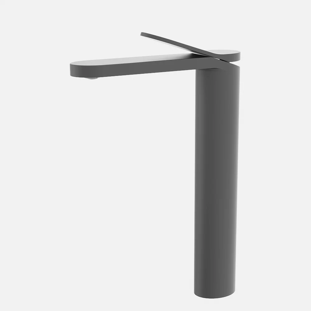 gun grey classic desk mounted gold washroom basin mixer faucet tap