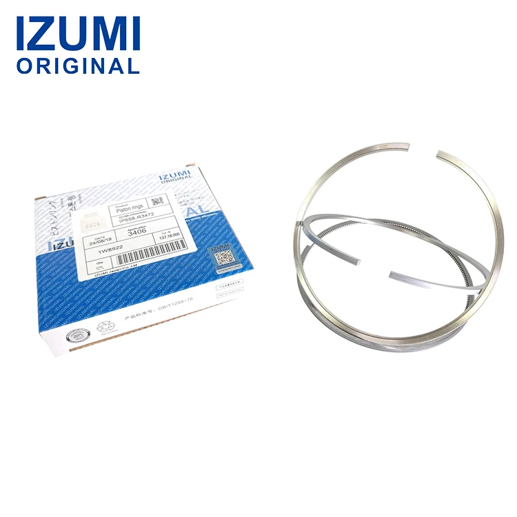 Kit d'anneaux de piston standard IZUMI ORIGINAL, diamètre 137,16 mm, adapté aux moteurs 3406/3408, références 9553000 et 1w8922, pour pièces détachées de machines de construction Caterpillar