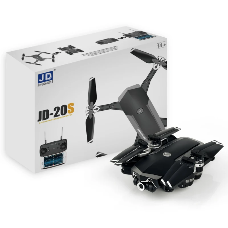 JDRC JD 20S JD20S JD 20S PRO WiFi FPV Foldable Drone 5PM PRO 2MP 0.3 PM 1080P HD Camera RC Quadcopter RTF Racing Drone