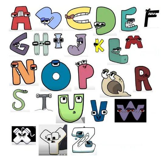 Alphabet Lore Maiúsculo 26 peças