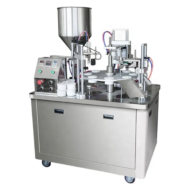 Automatic filling and sealing machine lotion pet bottle cosmetic honey cream water beverage honey paste liquid filling machines