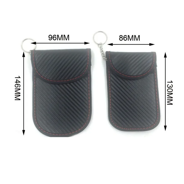 Car Key Signal Blocker Case Faraday Cage Fob Pouch Keyless RFID Blocking Bag