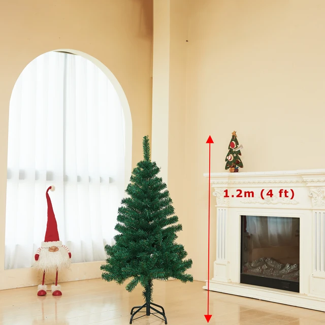 Sevenlots 120cm Christmas Tree  Green  PVC decorated christmas trees
