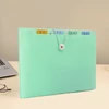 Sac accordéon vert à 5 poches