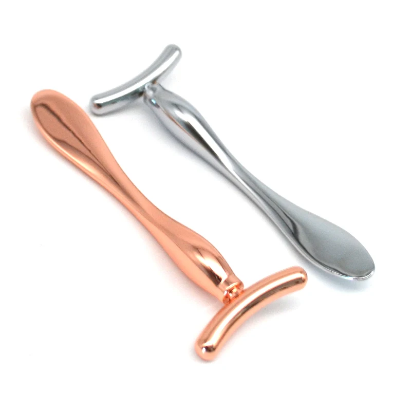 Cosmetic Spatula Custom Face Cream Spatula Cosmetic Beauty Metal Massage Stick For Face