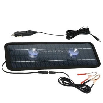 Outdoor Car Rechargeable Solar Panel 5w Single Crystal Mppt Solar Panel