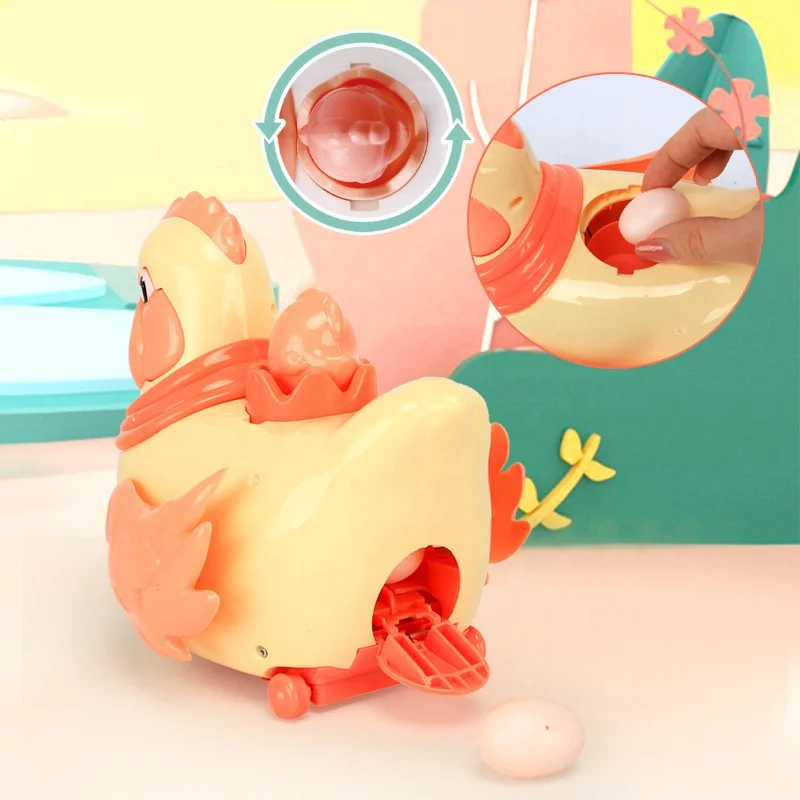 Hot Selling Electric Hen Laying Eggs Toy Battery Operated