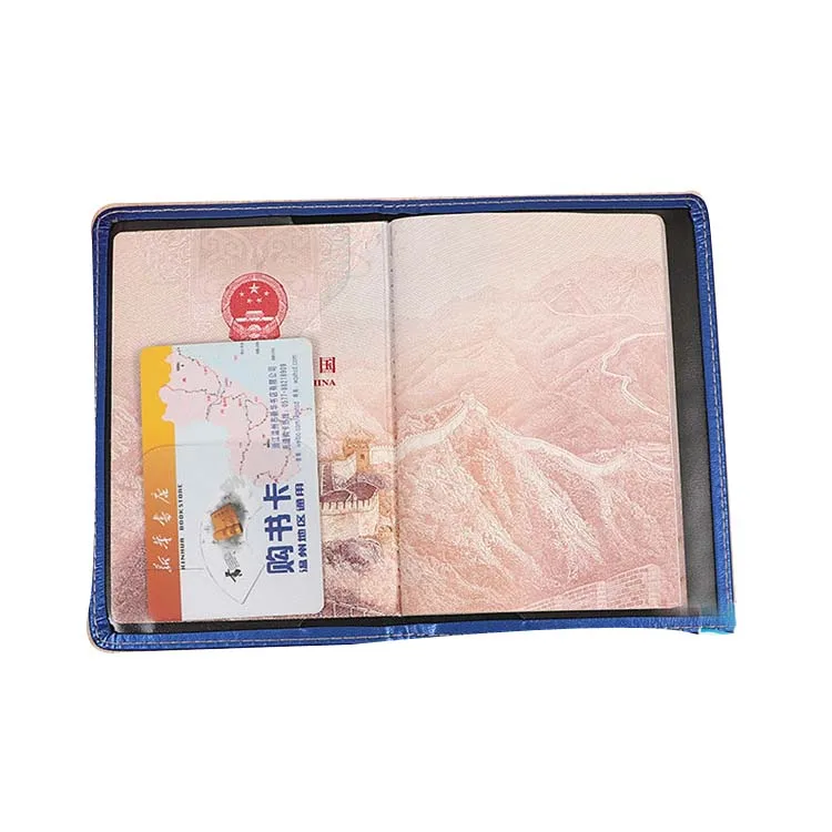 Ireland Passport Holder Cover Customized Multi Colorful Gold Foiled Debossed Passport Case Shiny Cover PU Passport Holder