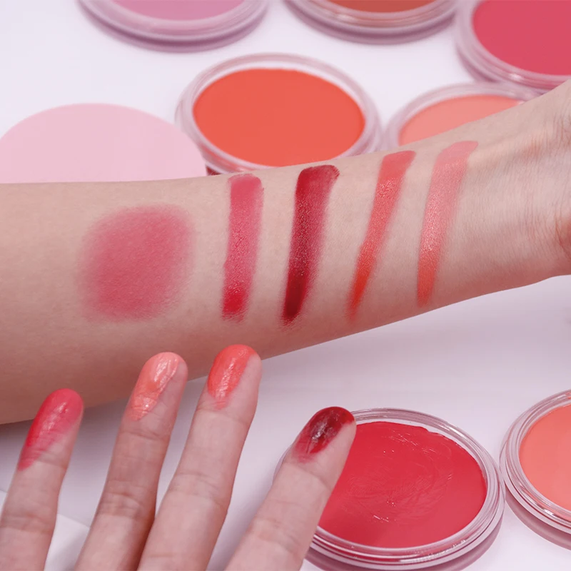 New Trendy Custom Multi-Use Matte Vegan Blusher Make up Blush Private Label Face Cream Blush supplier