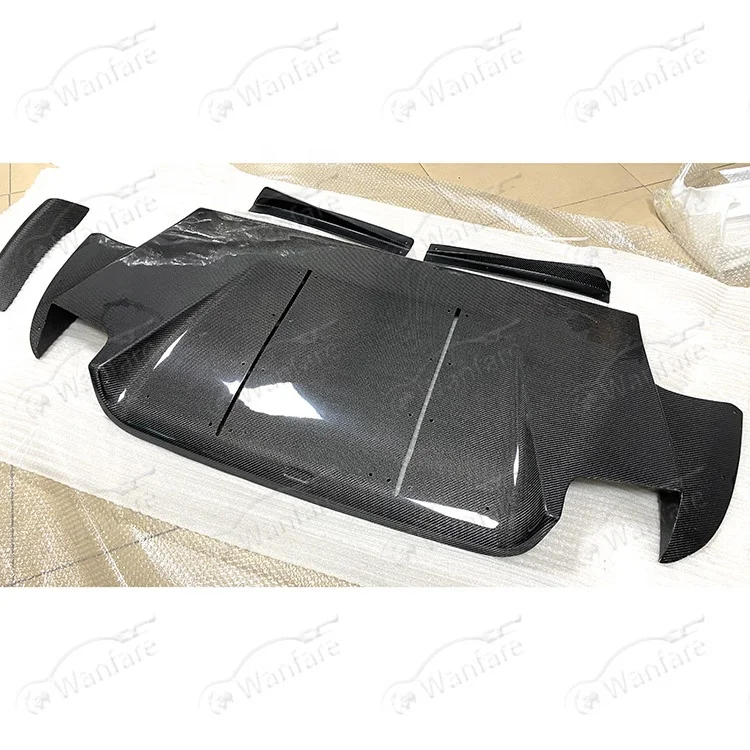 VRS STYLE CARBON FIBER REAR DIFFUSER for 2001-2007 MITSUBISHI EVOLUTION EVO 7-9 EVO 7 8 9