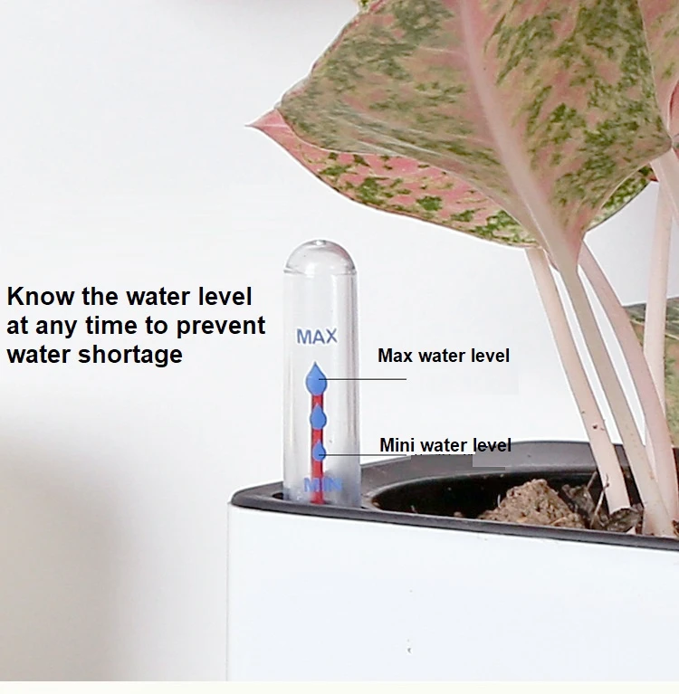 Wasserstandsanzeiger fr Zimmerpflanzen, Messgert, Sonde,  Wasserstandsmesser, Boje, Indikator fr den Wasserstand von Topfpflanzen  und Hydrokulturpflanzen