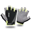 Black yellow half finger