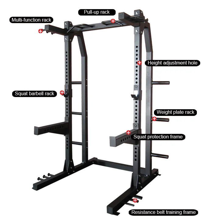 Multi Function Station Standing Squat Rack Fitness Equipment Strength ...