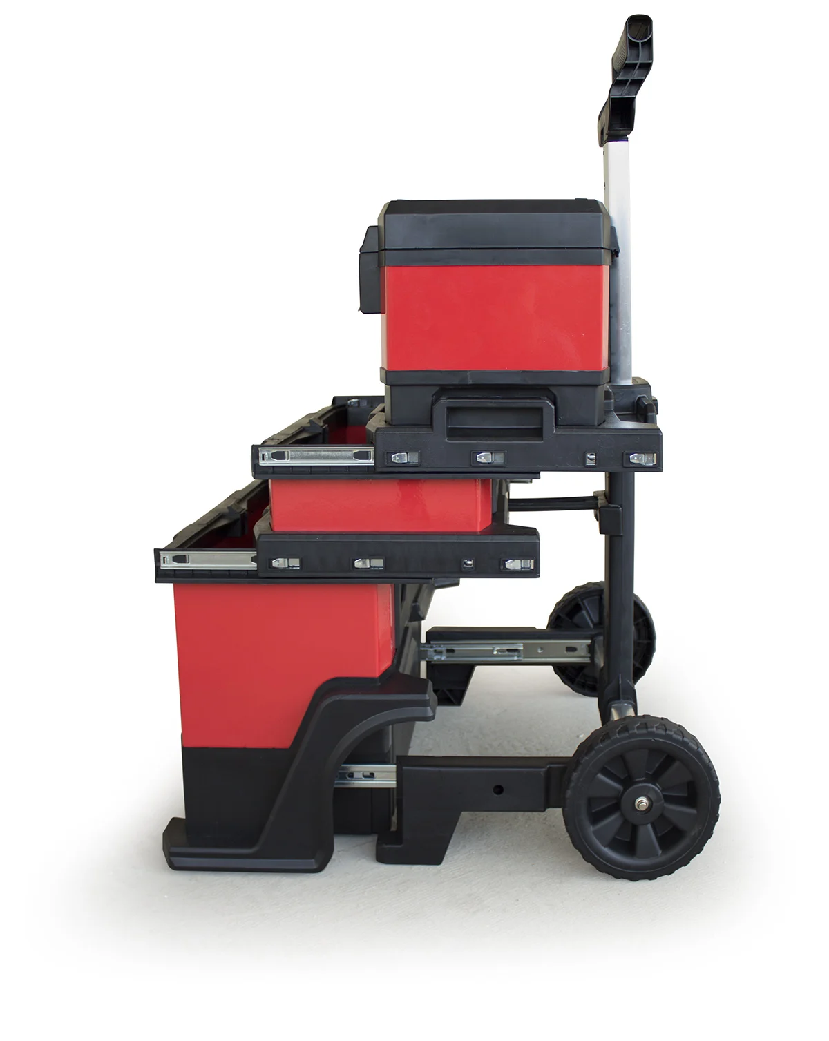 صندوق أدوات قابل للفصل ومزود بعجلات لمركز العمل، مزوَّد بمقبض، وقابل للتخصيص حسب المواصفات الأصلية (OEM) والتصنيع حسب الطلب (ODM)