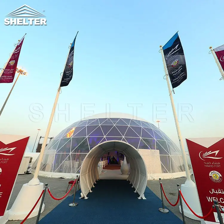 Soundproof Party Geodesic Dome Event Projection Dome with 360 Degree Screen