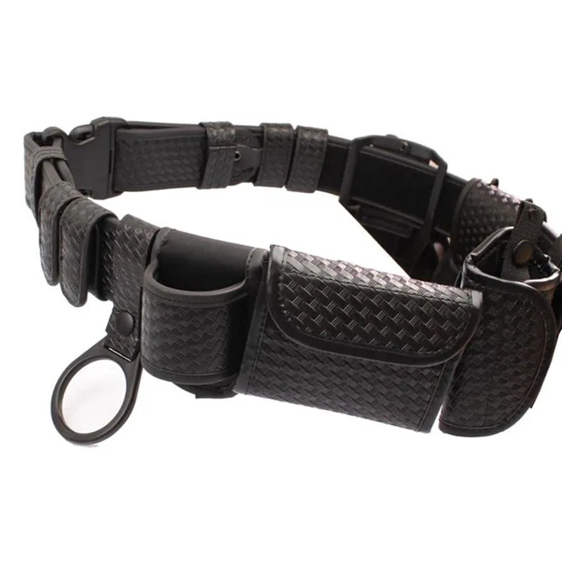 Outdoor Premium Detachable Camping and Everyday Use Duty Belt Rig Kit Tactical Duty Belt Handcuff Case Radio Holder Belts