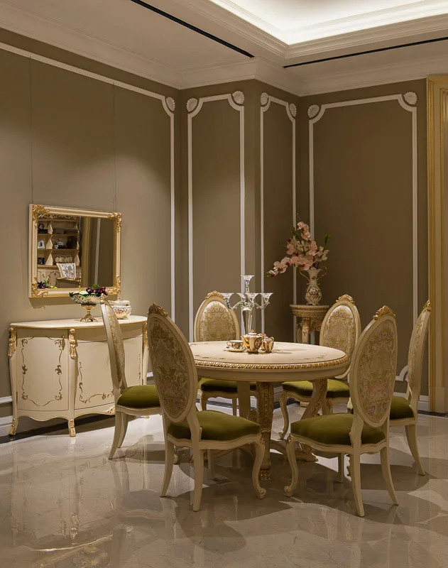 Princess Bed Furniture King Size Wood Luxury Flower Carved Bedroom