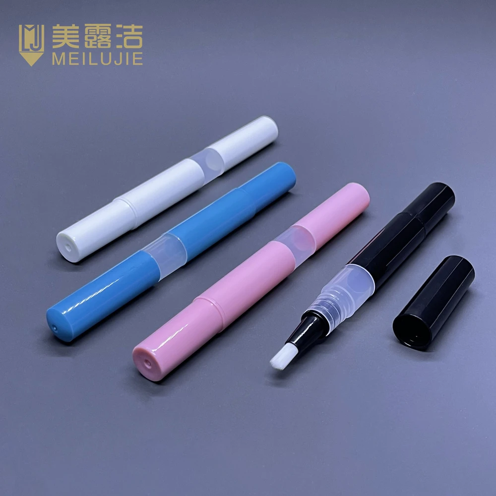 Medical Oil or Gel, Cuticle Oil, Nutrition Oil Empty Package 2ml Cosmetic Window Twist Pen with brush