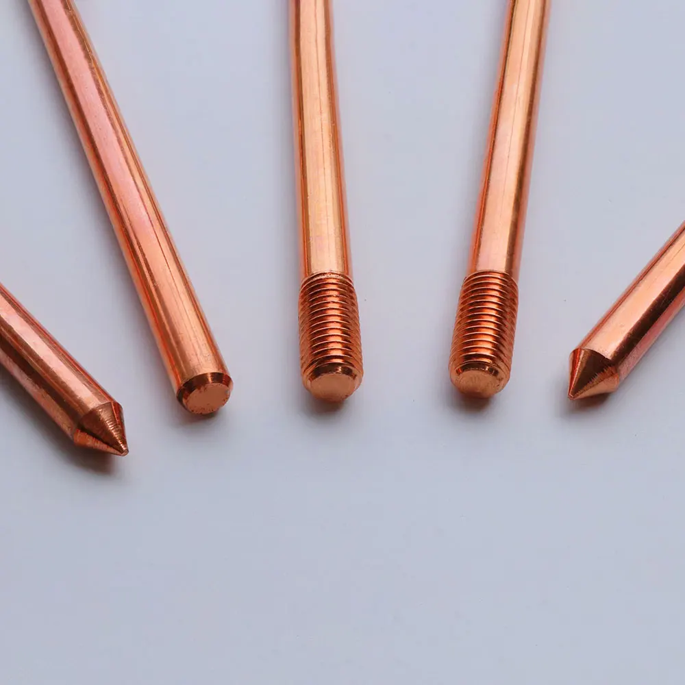 Electrical Equipment Copper Grounding Rod For Earthing Buy Copper Grounding Rod,Earth Rod,Clad