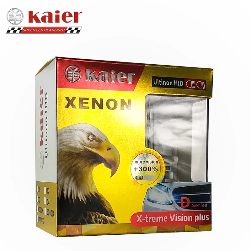 Kaier D4 hid Xenon Bulb 6000k hid Xenon Bulb Single Beam Xenon hid Headlight Bulbs for Car