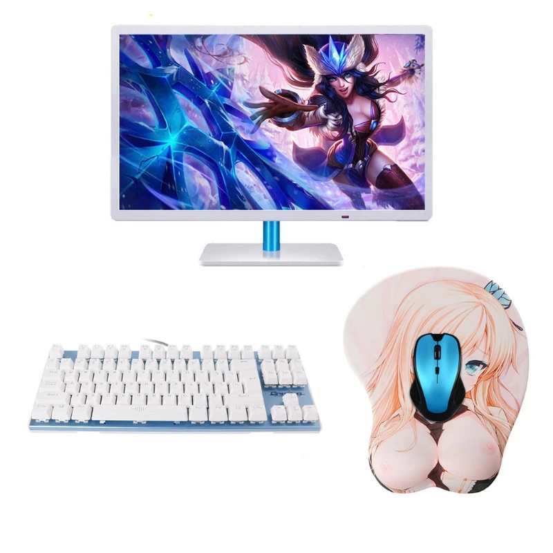 personalizzato stampato anime boob ergonomico gaming mouse pad produttore  cina