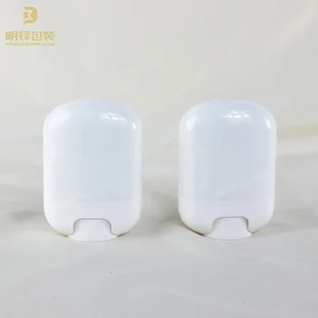 15g Oval Makeup Blush Stick Tubes White Green Pink Matte Twist up Deodorant Sunscreen Shampoo Container