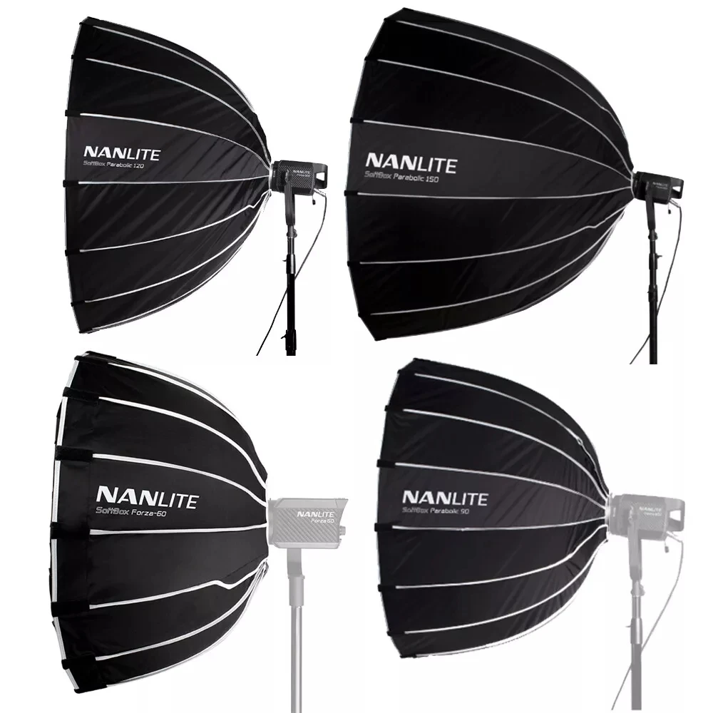 Nanlite Softbox Parabola Sb-fz60 60cm 120cm 150cm Bowen Installation ...