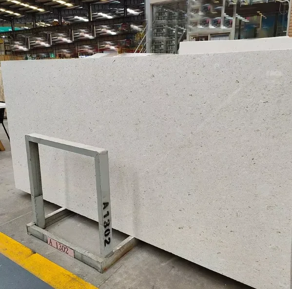 product modern outdoor decoration beauty nature stone flooring 2400mm1200mm18cm crema pearl limestone slab travertine outdoor modern407-2