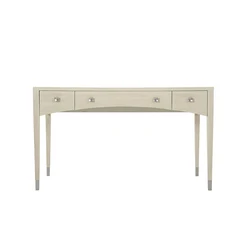 Light luxury Italian high-end fashion modern wooden oak desk custom furniture