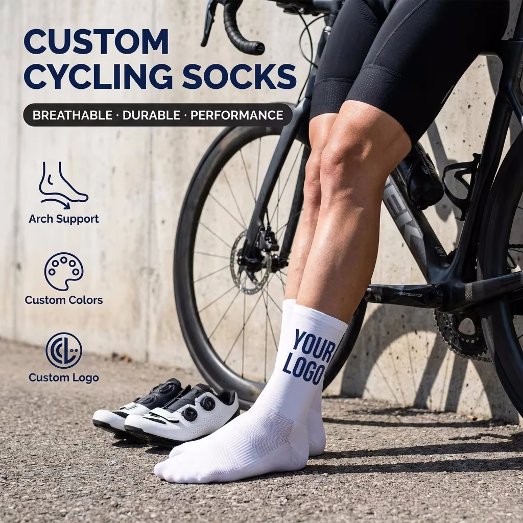 Custom Cycling Socks view 2