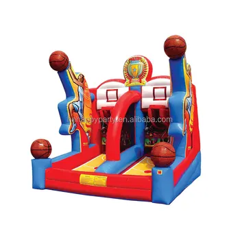 Backyard  basketball castle games inflatable sports game for children's park and adults