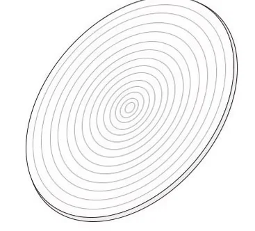 Concave Parabolic Large Demonstration Fresnel Lens for Solar Collectors