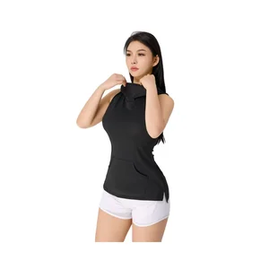 Women's 2-Piece Sportswear Custom Logo Biker Yoga Shorts Sexy Fitness Short Sets in XS-XXL Breathable & Seamless Solid Pattern