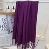 dark purple scarf