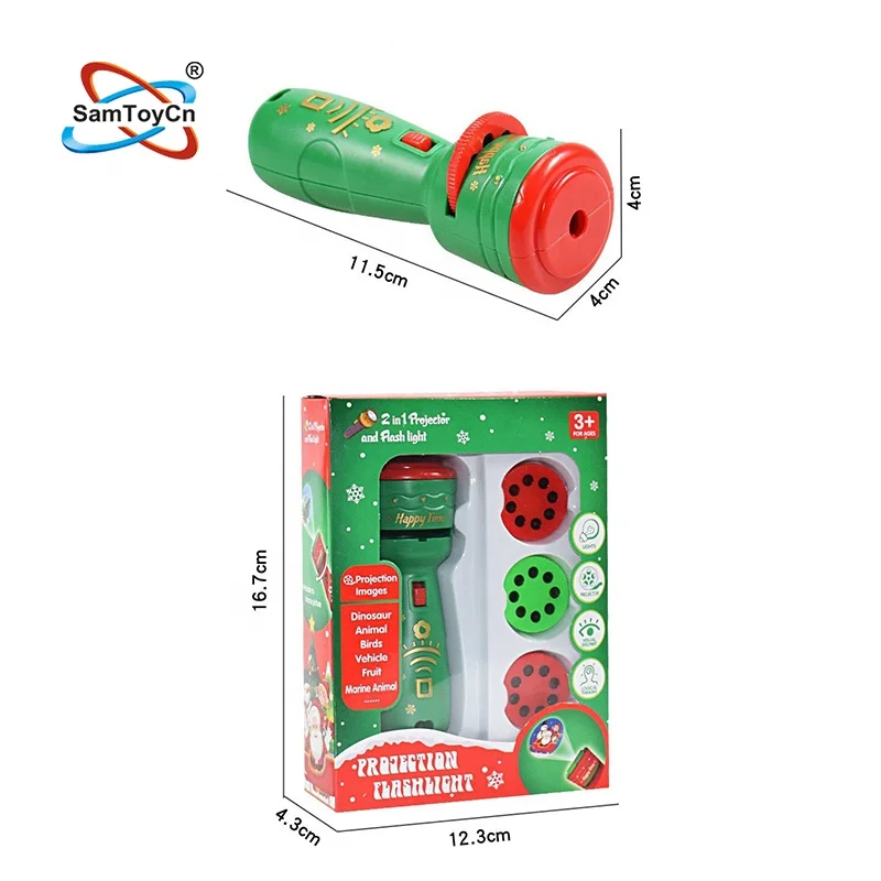 Samtoy электрическая развивающая книга истории о сне для детей мини Рождественский слайд-проектор лампа игрушка проектор фонарик