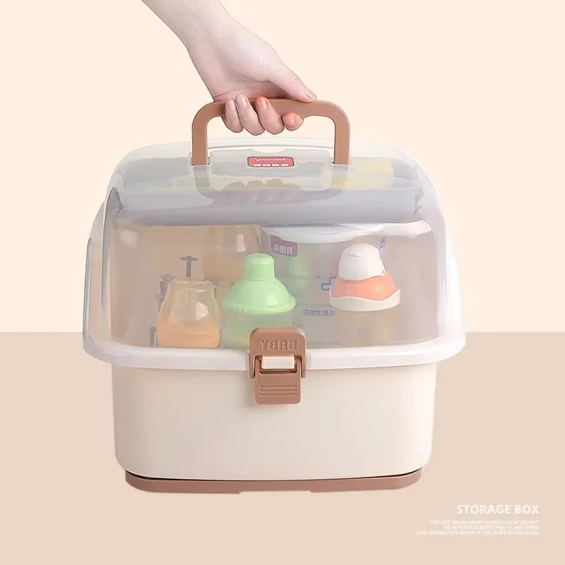 Eco-Friendly Baby Bottle Storage Box  Child Safety Approved Drying Rack & Organizer for Nursery Sustainable Kids Products