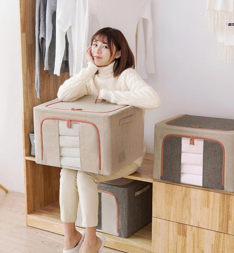 Wholesale Collapsible Storage Box 50*40*33 66l Polyester Storage Box